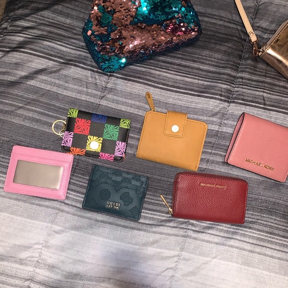 WALLETS CARD HOLDERS SMALL COSMETIC BAGS Bundle - Picture 3 of 3